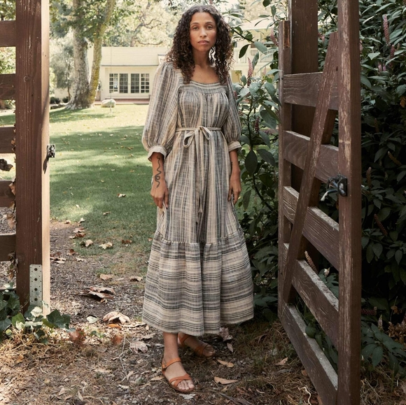 Christy Dawn Dresses & Skirts - Christy Dawn Washed Noir Stripe Bianca Dress